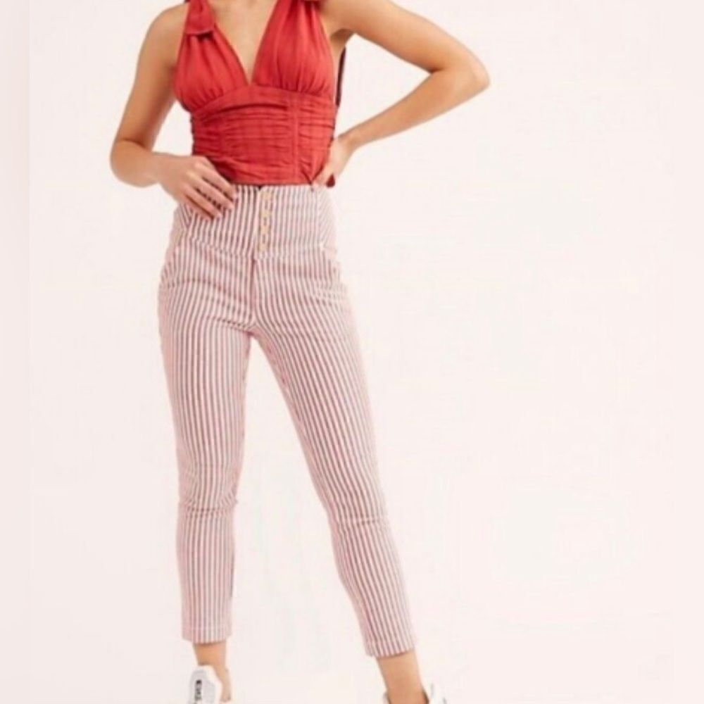 NWT Free People Striped Pants